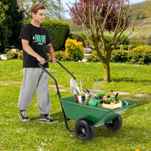 Load image into Gallery viewer, Heavy-Duty Garden Utility Cart with Pneumatic Tires
