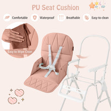 Load image into Gallery viewer, Foldable Baby High Chair with Removable Adjustable Tray
