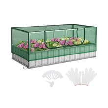 Load image into Gallery viewer, 174 x 90 x 70 cm Galvanized Raised Garden Bed with Cover
