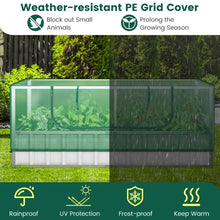 Load image into Gallery viewer, 174 x 90 x 70 cm Galvanized Raised Garden Bed with Cover

