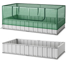 Load image into Gallery viewer, 174 x 90 x 70 cm Galvanized Raised Garden Bed with Cover

