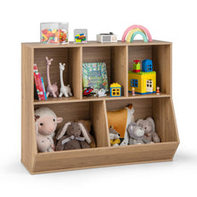 Load image into Gallery viewer, Toy Storage Organizer, 5 Cubby Kids Storage Shelf Unit with Anti-Tipping Kits
