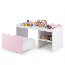 Load image into Gallery viewer, Kids Bookcase, Toy Organizer with Movable Drawer
