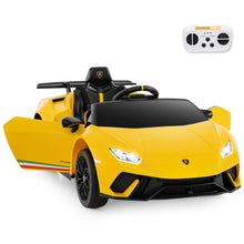 Load image into Gallery viewer, Kids Electric Ride on Car, 12V Licensed Lamborghini Battery Powered Toy Vehicle
