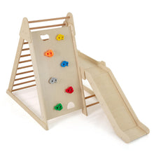 Load image into Gallery viewer, 3-In-1 Jungle Gym with Extended Slide and Rock Climbing
