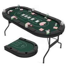 Load image into Gallery viewer, 8 Players Poker Table with Padded Rail
