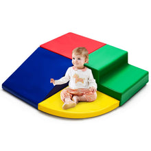 Load image into Gallery viewer, 4 Pieces Climb and Crawl Foam Play Set for Toddlers Preschoolers
