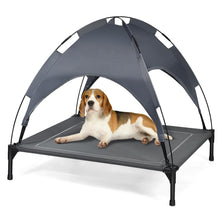 Load image into Gallery viewer, Elevated Dog Bed with Removable Canopy
