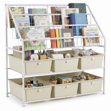 Load image into Gallery viewer, Toy Storage Organizer, Kids Bookshelf with 6 Removable Drawers
