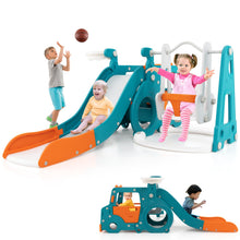 Load image into Gallery viewer, Toddler Slide and Swing Set, 5-in-1 Kids Slide
