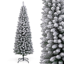 Load image into Gallery viewer, 4FT Snow Flocked Slim Pencil Xmas Tree
