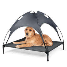 Load image into Gallery viewer, Elevated Dog Bed with Removable Canopy

