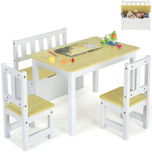 Load image into Gallery viewer, Wooden Kids Table and Chair Set
