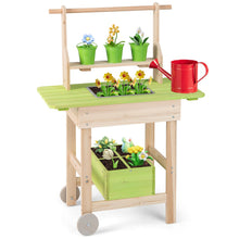 Load image into Gallery viewer, Mud Kitchen, Outdoor Kids Play Kitchen with Removable Pots
