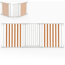 Load image into Gallery viewer, Freestanding Dog Stair Gates Pet Safety Fence for Doorway Hallway Stairway
