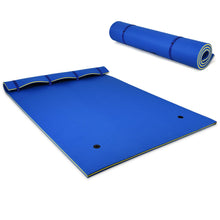 Load image into Gallery viewer, Water Lounger Swim Platform with Pillow Design
