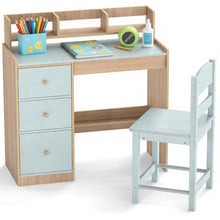 Load image into Gallery viewer, Wooden Student Study Table with 3 Drawers
