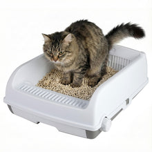 Load image into Gallery viewer, Semi-auto Splash-proof Cat Toilet with Drawer-type Potty Tray
