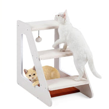 Load image into Gallery viewer, 3-Tier Pet Stair Cat Steps Dog Climber Ladder
