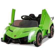 Load image into Gallery viewer, Kids Ride on Car, 12V Battery Powered Licensed Lamborghini Car with Remote Control, Music, 3 Speeds
