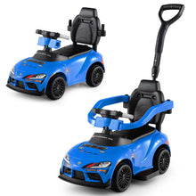 Load image into Gallery viewer, 3 in 1 Ride on Push Car, Licensed Toyota Stroller Sliding Walking Car with Handle
