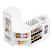 Load image into Gallery viewer, Kids Wooden Grocery Store Supermarket Play Toy Set
