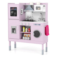 Load image into Gallery viewer, Height Adjustable Pretend Cooking Playset with Light
