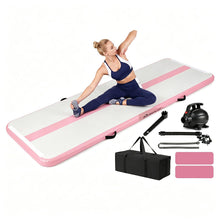 Load image into Gallery viewer, Inflatable Gymnastic Mat, 3M Home Gym Yoga Training Mat with Premium PVC Construction
