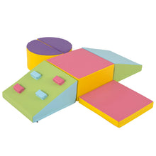 Load image into Gallery viewer, 6 Piece Foam Climbing Toys for Toddlers with PU Leather Cover
