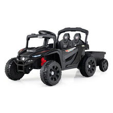 Load image into Gallery viewer, 12V Battery Powered Ride On Kids Tractor with Detachable Trailer

