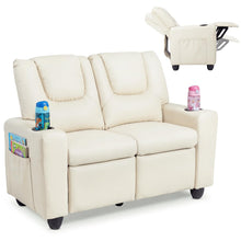 Load image into Gallery viewer, Kids Recliner Chair, 2-Seater Children Sofa
