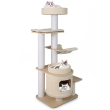 Load image into Gallery viewer, Cat Tree, Tall Multi-Layer Cats Tower with Comfy Padded Top Perch
