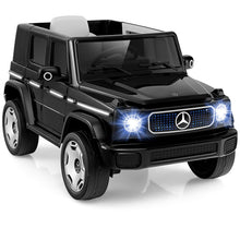 Load image into Gallery viewer, Kids Ride on Car, 12V Licensed Mercedes Benz Toy Car with Remote Control, Music, Horn, Lights, USB
