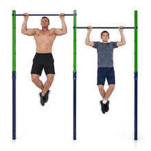 Load image into Gallery viewer, Outdoor In-Ground Pull Up Bar Station, Heavy Duty Metal Chin Up Bar with 5 Adjustable Heightsv
