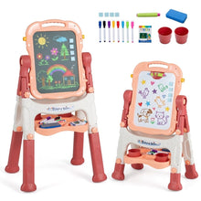 Load image into Gallery viewer, 4 in 1 Kids Art Easel Children Double Side Easel
