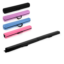 Load image into Gallery viewer, 7FT/2.1M Folding Gymnastics Balance Beam, Professional Training Beam with Carry Handles and Anti-slip Bottom
