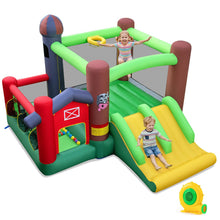 Load image into Gallery viewer, Kids Bounce Castle, Inflatable Trampoline Bouncy House with Dual Slides

