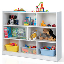 Load image into Gallery viewer, 3-Tier Children Storage Shelf Unit for Kids Room

