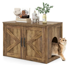 Load image into Gallery viewer, Hidden Kitty Washroom Toilet Furniture Storage Cabinet
