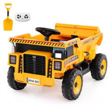Load image into Gallery viewer, 4-Wheeler Construction Electric Vehicle with Dump Bed and Remote Control
