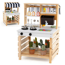 Load image into Gallery viewer, Outdoor Mud Kitchen for Kids with Removable Sink
