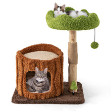 Load image into Gallery viewer, Cat Tree, 75 cm Multi-Level Cat Tower with Condo, Sisal Scratching Post
