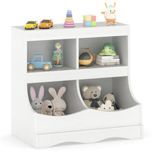 Load image into Gallery viewer, Kids Floor Cabinet Multi-Functional Bookcase -Gray
