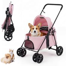 Load image into Gallery viewer, Pet Travel Buggy for Small Medium Dogs Cats
