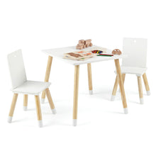 Load image into Gallery viewer, Kids Table and Chair Set, Children Activity Table with 2 Chairs
