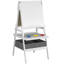 Load image into Gallery viewer, Wooden Kids Easel, Double Sided Painting Easel
