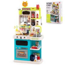 Load image into Gallery viewer, Kids Kitchen Playset Pretend Play Kitchen with Realistic Sounds and Lights
