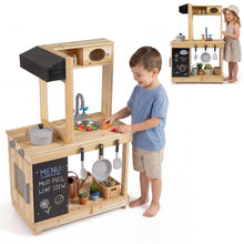 Load image into Gallery viewer, Outdoor Children Play Kitchen Pretend Toy Kitchen for 3+ Years Old Boys Girls
