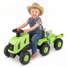 Load image into Gallery viewer, Kids Ride on Tractor with Detachable Trailer
