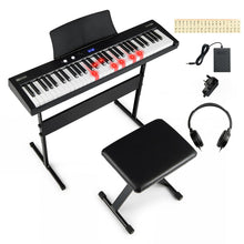 Load image into Gallery viewer, Electric Piano with Adjustable Stand &amp; Stool, 128 Rhythms
